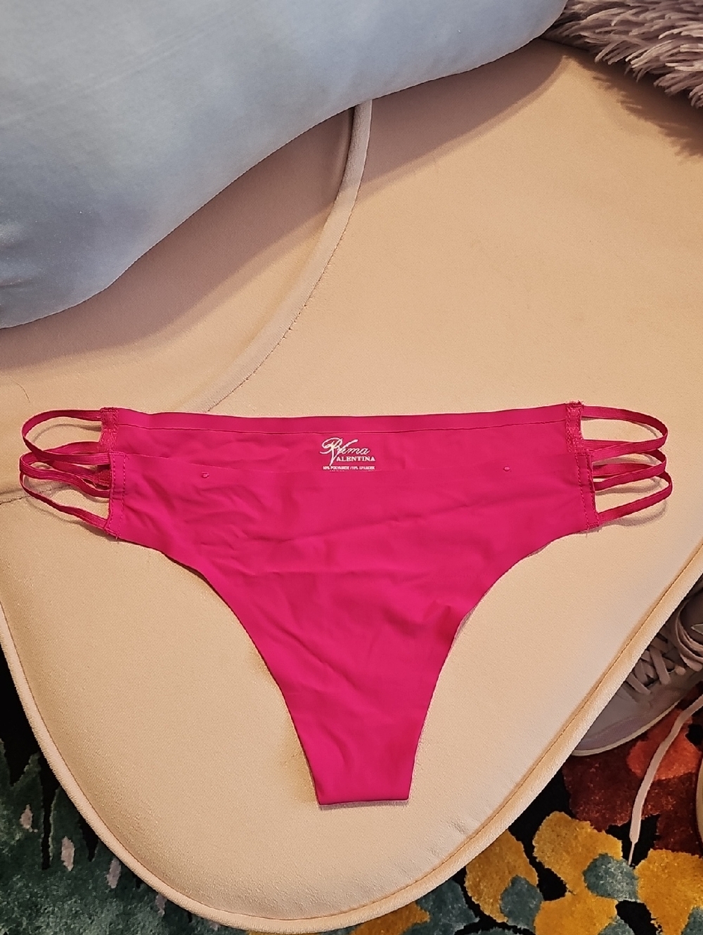 Rima Valentina Hot Pink Side Straps Thong